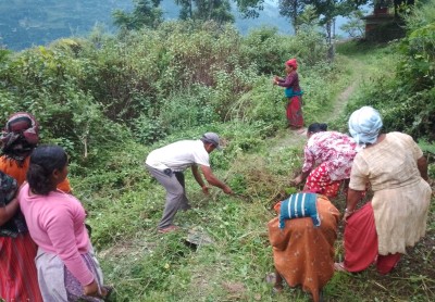 गाउँघरमा दसैँको आगमनसँगै उल्लास छाउन थाल्यो, चिटिक्क पारिँदै गाउँ 